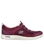 SKECHERS Arch Fit Refine - Her Ace 104391 - PLUM SLIP - ON SNEAKERS SKW150 - Runner