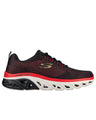 SKECHERS Glide - Step Sport - Wave Heat 232270 - BKRD SKM88 - Runner
