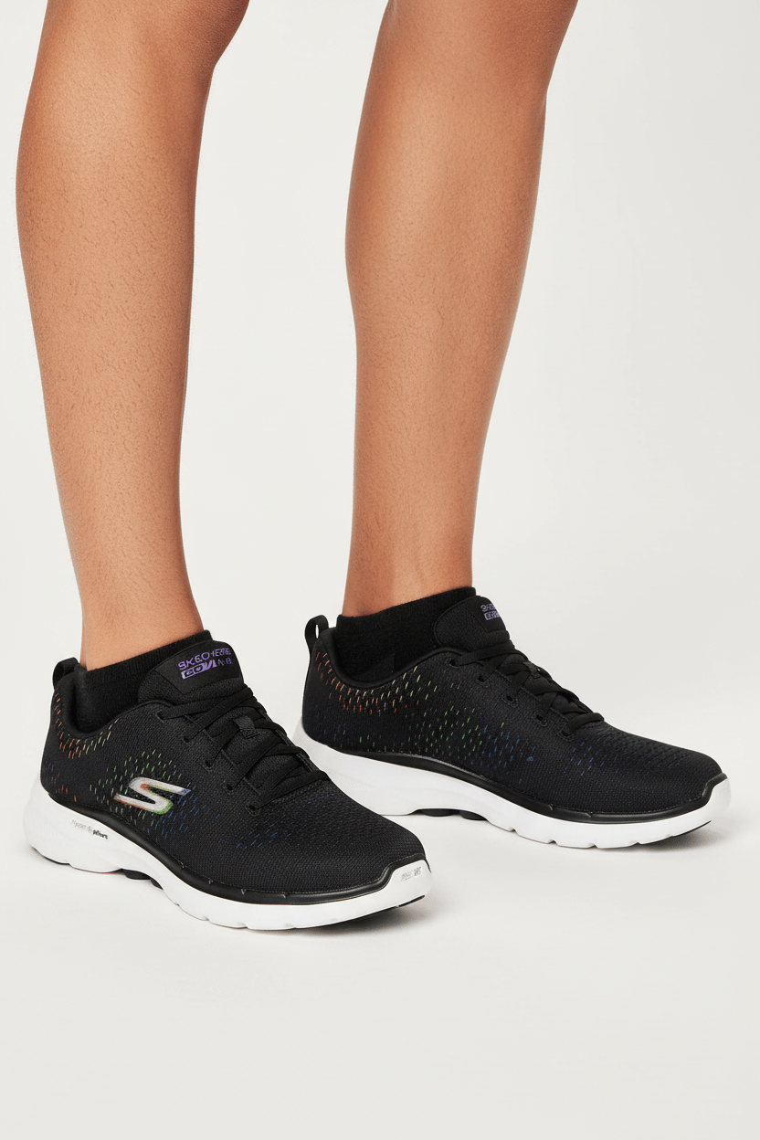 SKECHERS Go Walk 6 - Vibrant Energy Performance 124520-BKMT SKW126 - Runner
