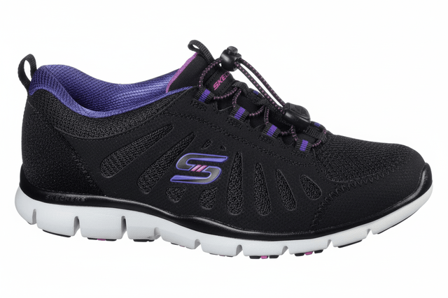 SKECHERS Gratis Be Magnificent black/purple by Skechers SKW76 - Runner