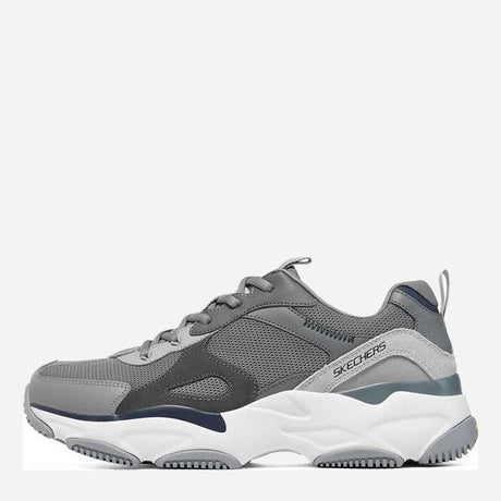 SKECHERS LanderS GRAY/NAVY BLUE Chunky Shoes 237486 - GYNV SKM92 - Runner