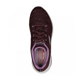SKECHERS Womens Arch Fit - Glee For All Plum Lace - Up Trainers 149713/PLUM SKW47 - Runner