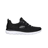 SKECHERS Women's Summits Slip - On Lace - Up Trainers - 149936 - BKW SKW56 - Runner