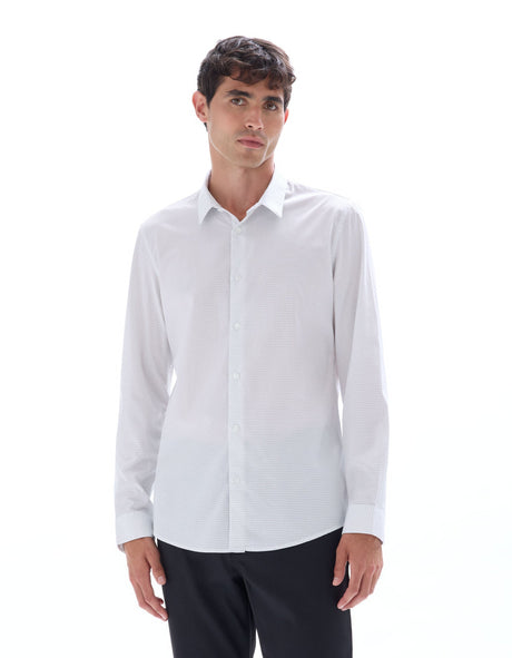 Slim Fit Printed Shirt - Runner