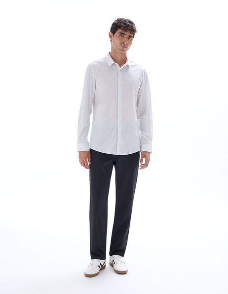 Slim Fit Printed Shirt - Runner