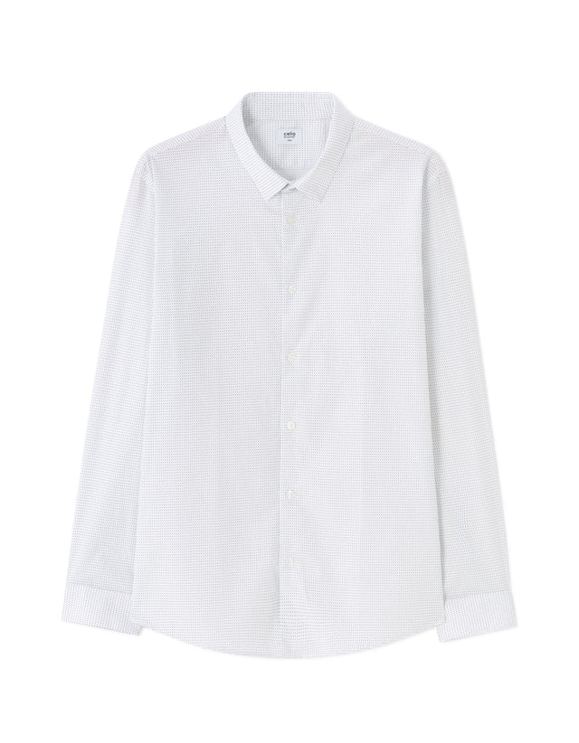 Slim Fit Printed Shirt - Runner