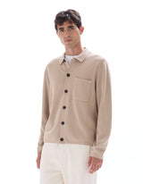 Solid Knit Overshirt - Runner