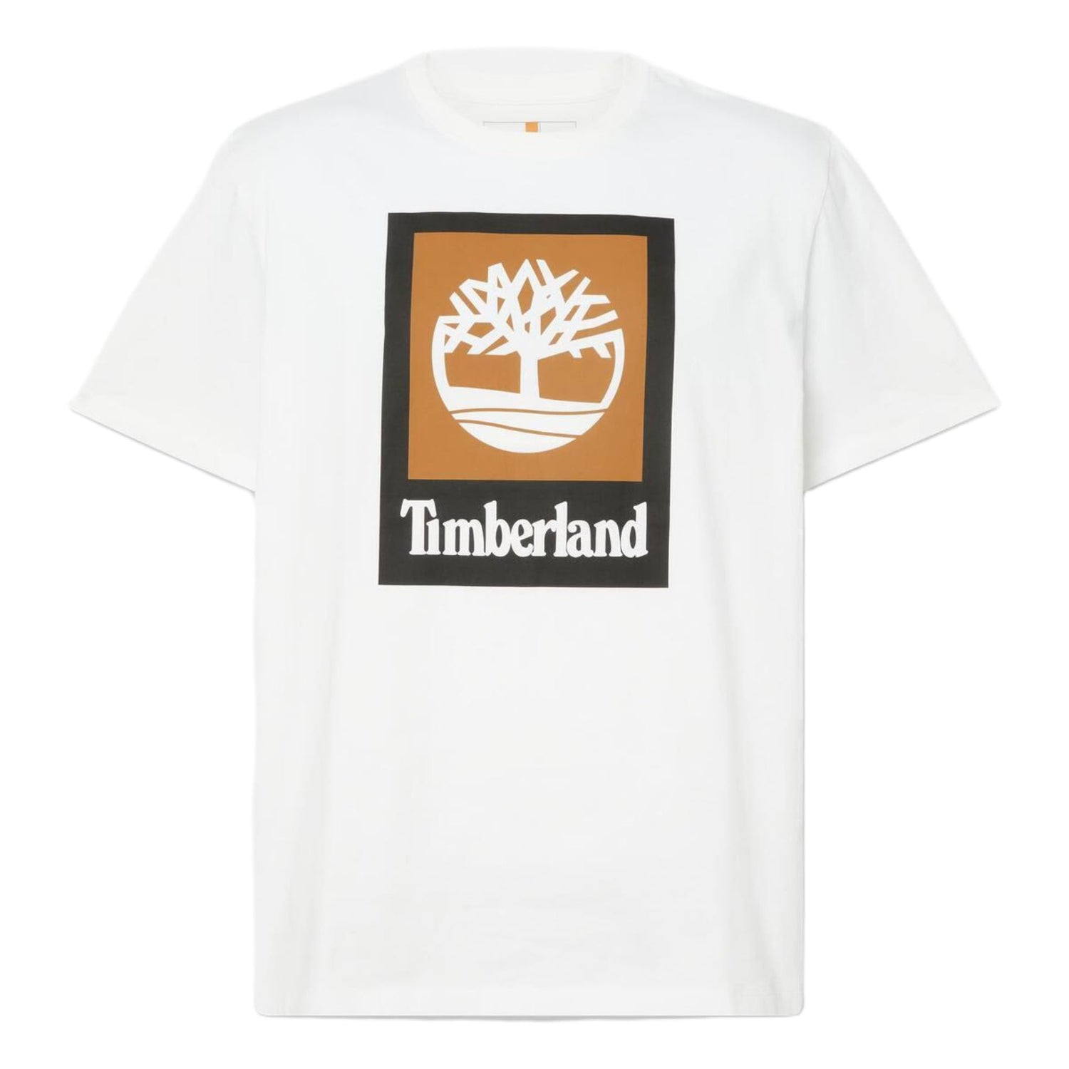 STACK LOGO Colored Short Sleeve Tee White - Runner