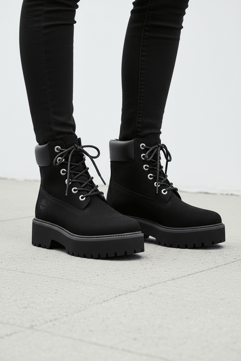 Stone Street 6 Inch Lace Up Waterproof Boot Jet - Runner