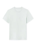 Straight Round Neck T-Shirt 100% Cotton - Light Blue - Runner
