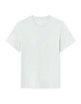 Straight Round Neck T-Shirt 100% Cotton - Light Blue - Runner