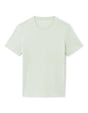 Straight Round Neck T-Shirt 100% Cotton - Light Green - Runner
