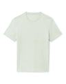Straight Round Neck T-Shirt 100% Cotton - Light Green - Runner
