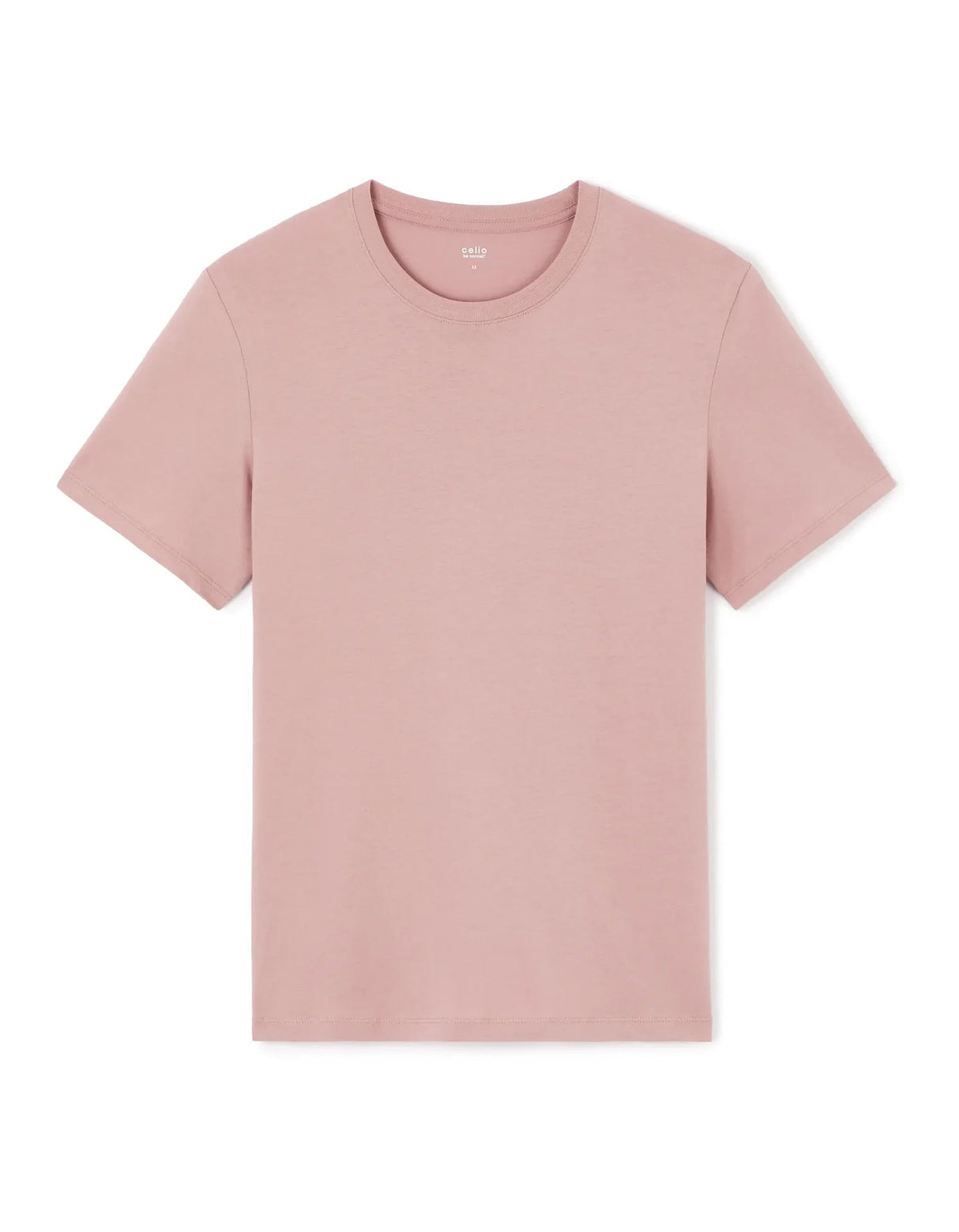Straight Round Neck T-Shirt 100% Cotton - Purple - Runner