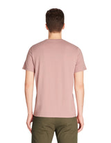 Straight Round Neck T-Shirt 100% Cotton - Purple - Runner