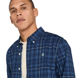 Stretch Poplin Check Shirt - Runner