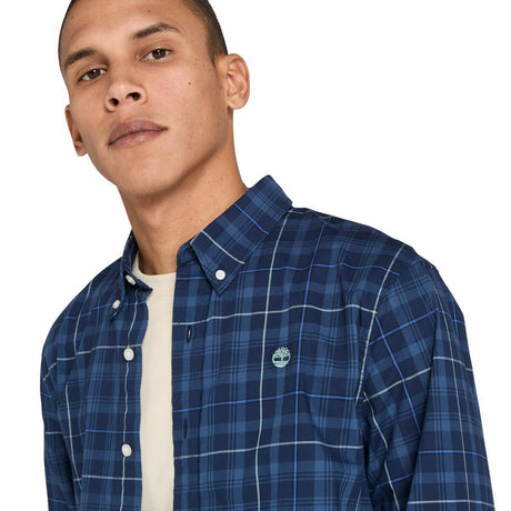 Stretch Poplin Check Shirt - Runner