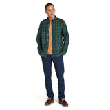 Stretch Poplin Check Shirt - Runner