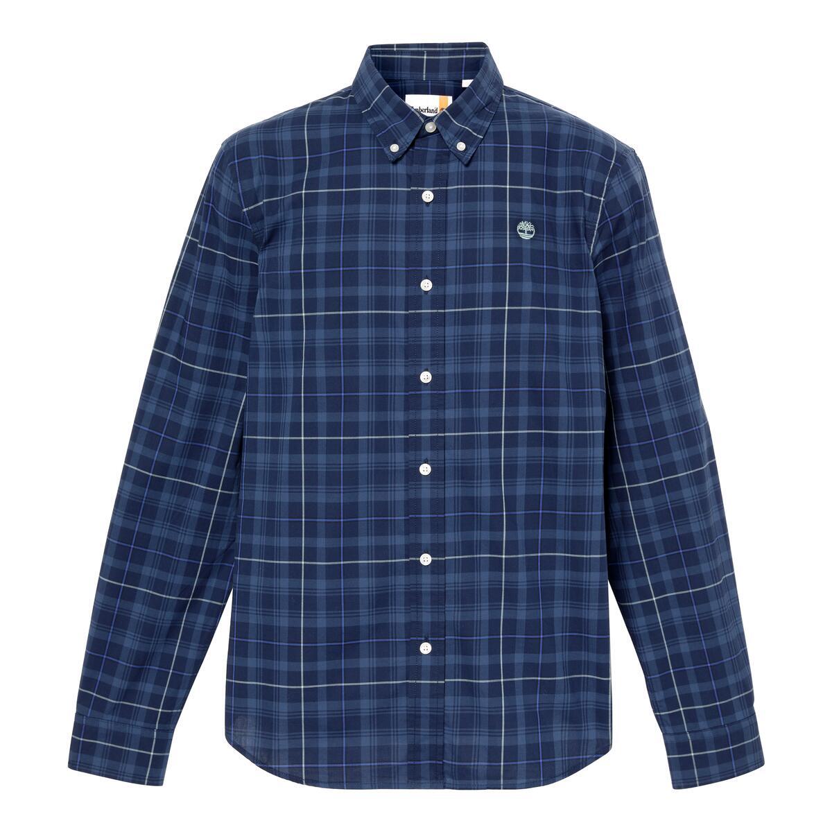 Stretch Poplin Check Shirt - Runner
