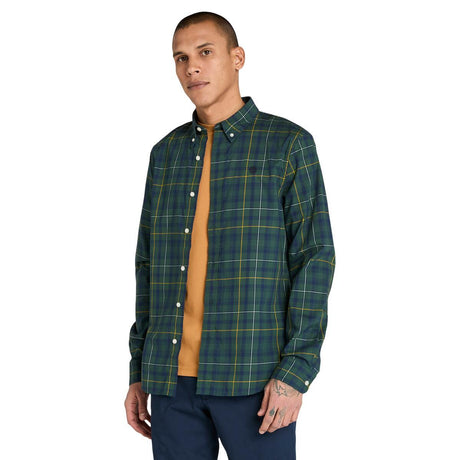 Stretch Poplin Check Shirt - Runner