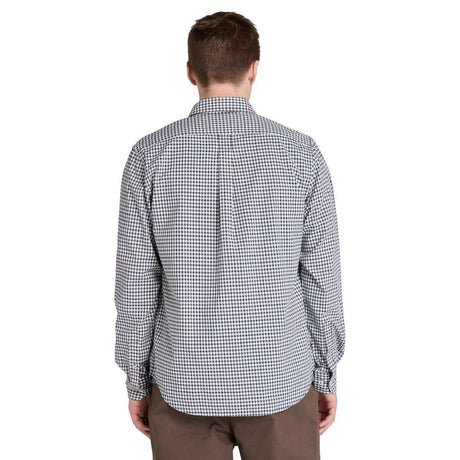 Stretch Poplin Gingham Shirt - Runner