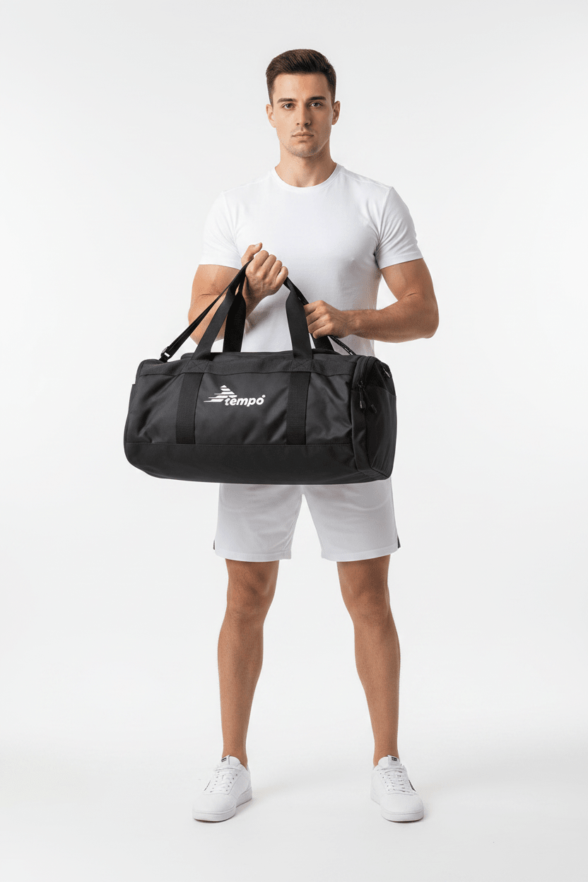 TEMPO ESSENTIALS DUFFLE BAG BLACK - Runner