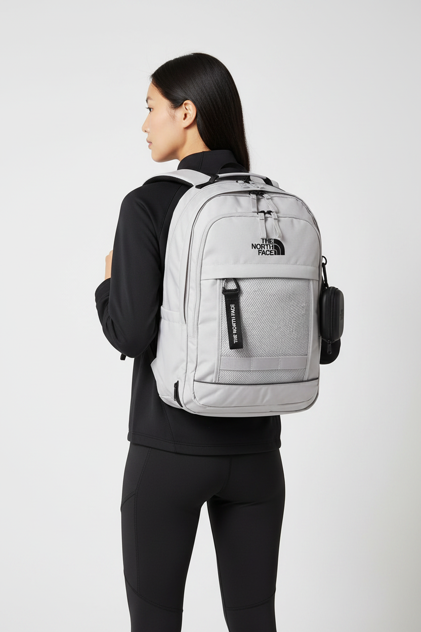 THE NORTH FACE  STANDARD DUAL BACKPACK 29 Liter NM2DR04K SAND UNISEX TAKSE NB39