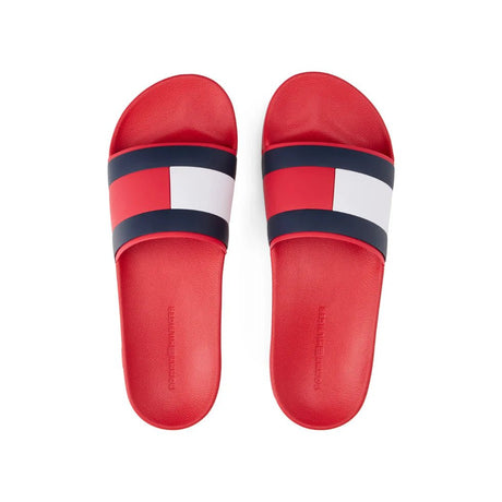 Tommy Hilfiger FLAG Pool Slides - RED SLM9 - Runner