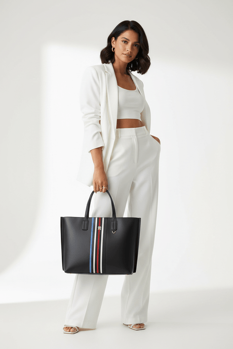 TOMMY HILFIGER Iconic Satchel Corp-Shoulderbag-Navy-TB48 - Runner