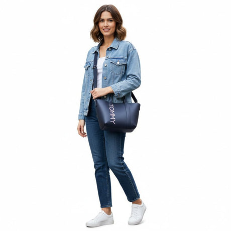TOMMY HILFIGER JEANS CITY BOLD MINI TOTE - Shoulder Bag TB78 - Runner