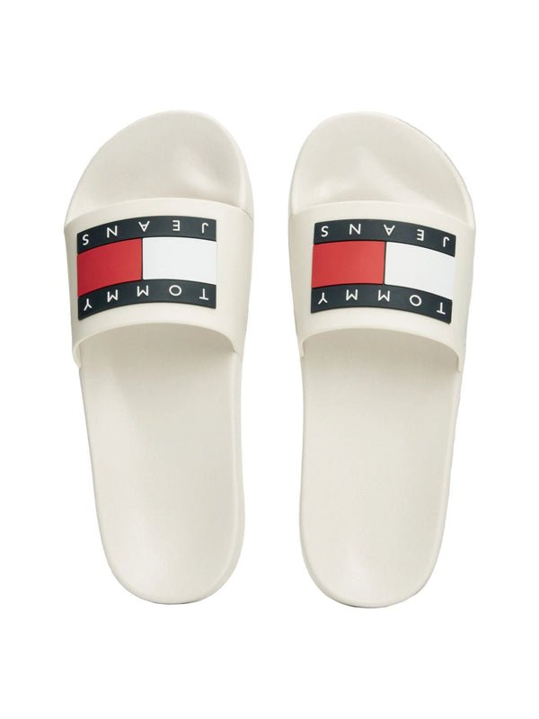 TOMMY HILFIGER Logo - decorated swimming pool slippers SLW146 - Runner