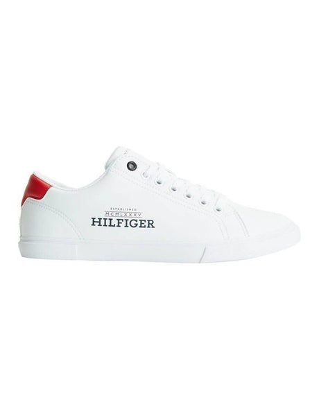 Tommy Hilfiger Men's Hilfiger Monogram Sneakers White TOM173 - Runner