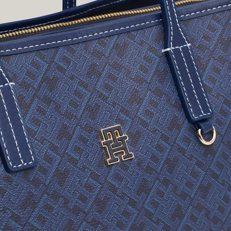 Tommy Hilfiger Monoplay Removable Laptop Pouch - Handbag - Navy - TB75 - Runner