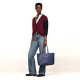 Tommy Hilfiger Monoplay Removable Laptop Pouch - Handbag - Navy - TB75 - Runner