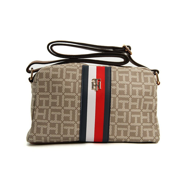 TOMMY HILFIGER Poppy Corp Backpack - BEIGE - TB24 - Runner