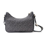TOMMY HILFIGER Riley All Over Monogram Baguette Bag TB154 - Runner