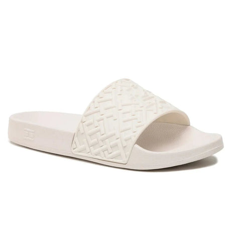 TOMMY HILFIGER Slides Th Monogram Pool Slide FW0FW06987 - WHT SLW71 - Runner