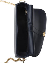 TOMMY HILFIGER Solid Blue Pu Sling Bag TB185 - Runner