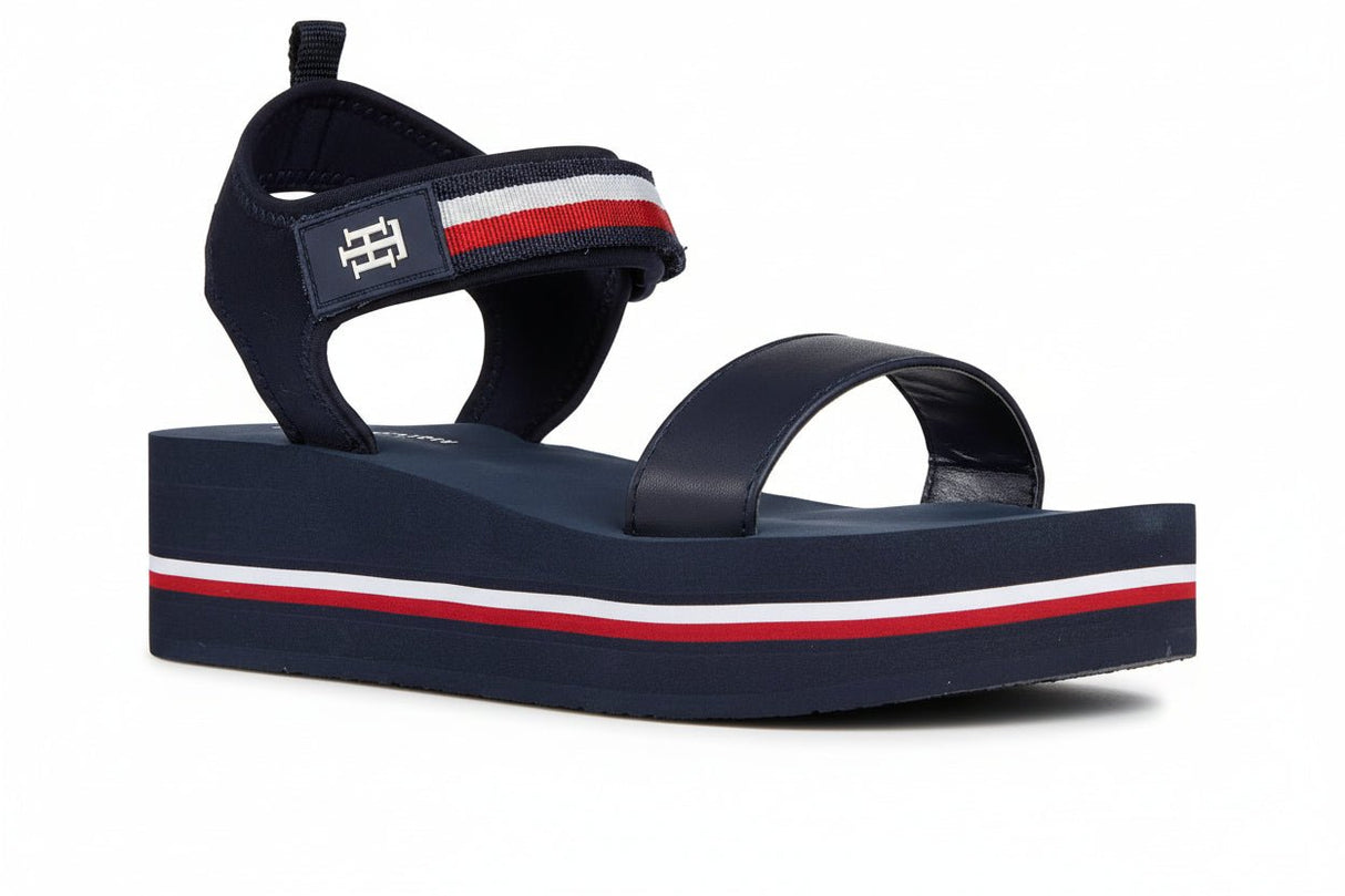 TOMMY HILFIGER Women's Avrett Wedge Sandal SLW112 - Runner