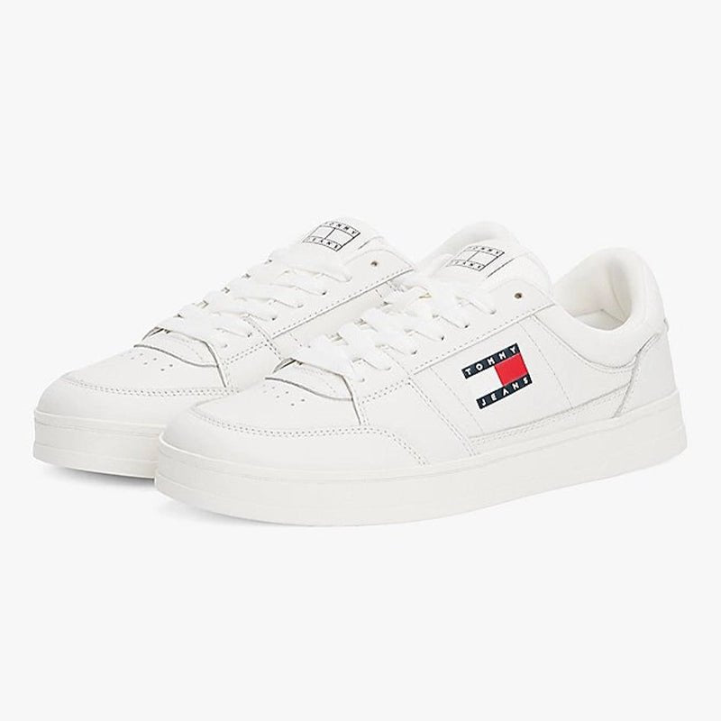 Tonal Logo Leather Cupsole Trainers TOM148 - Runner
