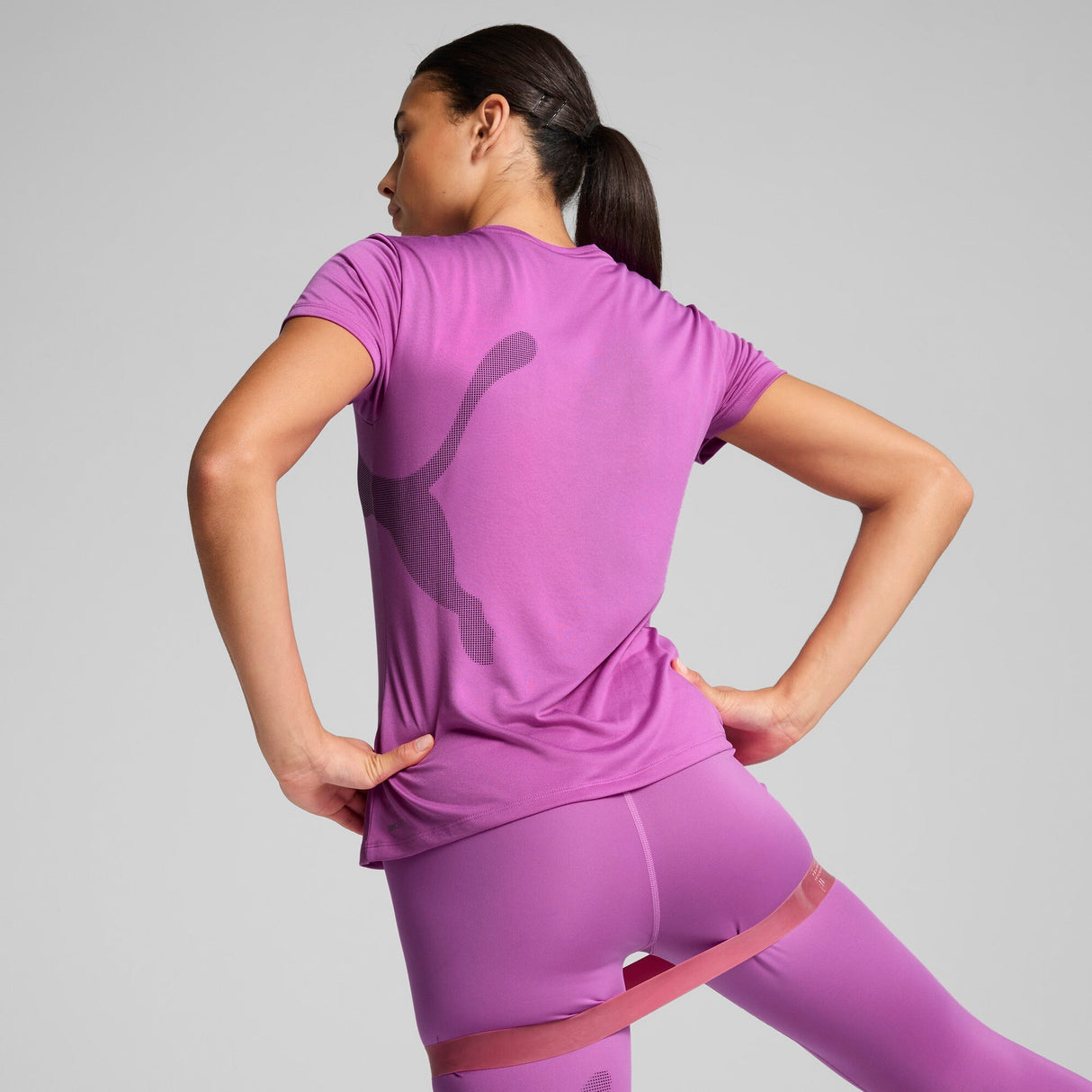 Train All Day Big Logo Tee Women - Runner