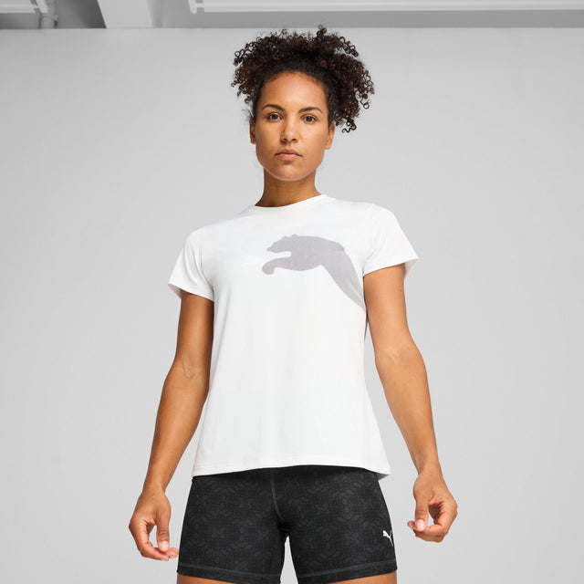 Train All Day Big Logo Tee Women - Runner