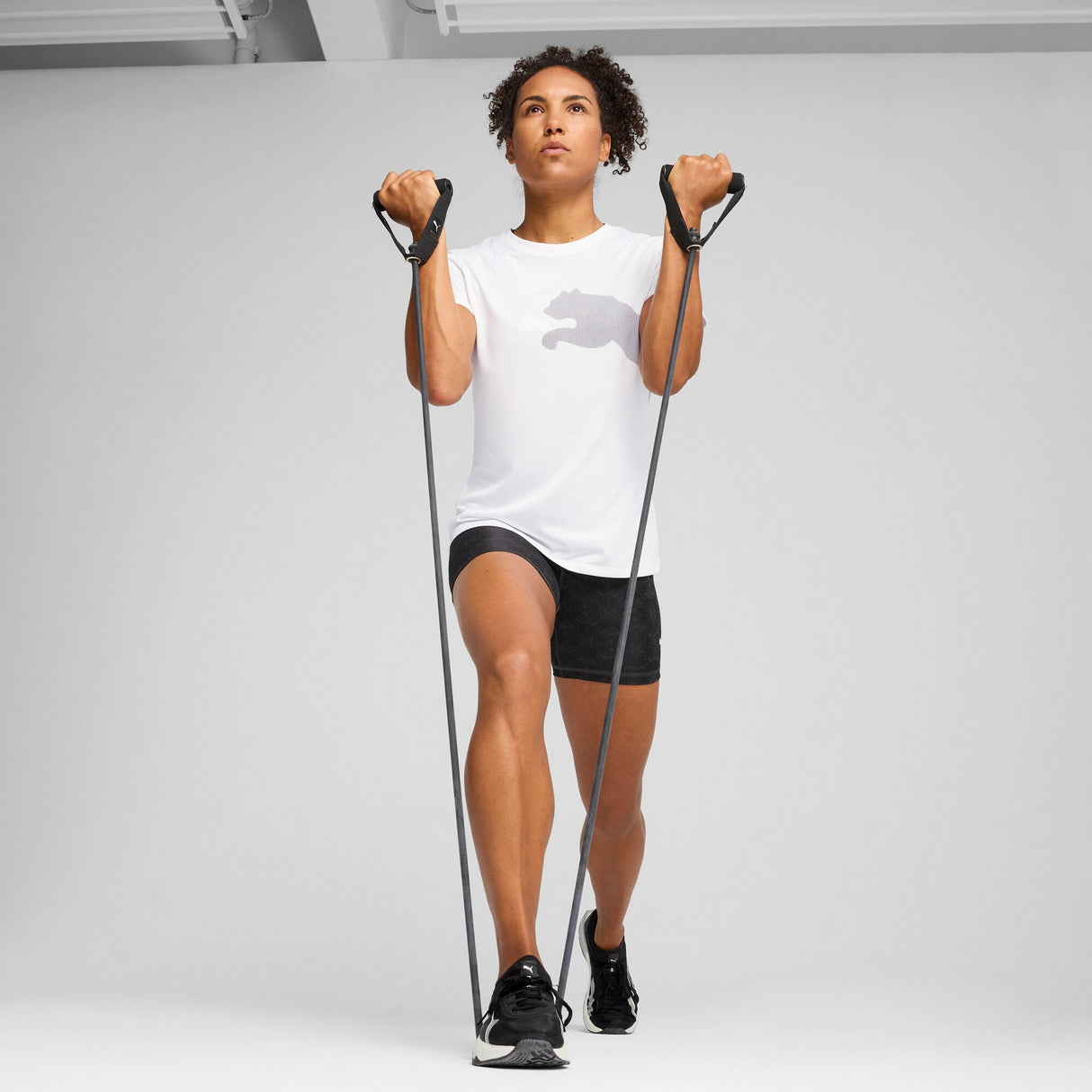 Train All Day Big Logo Tee Women - Runner