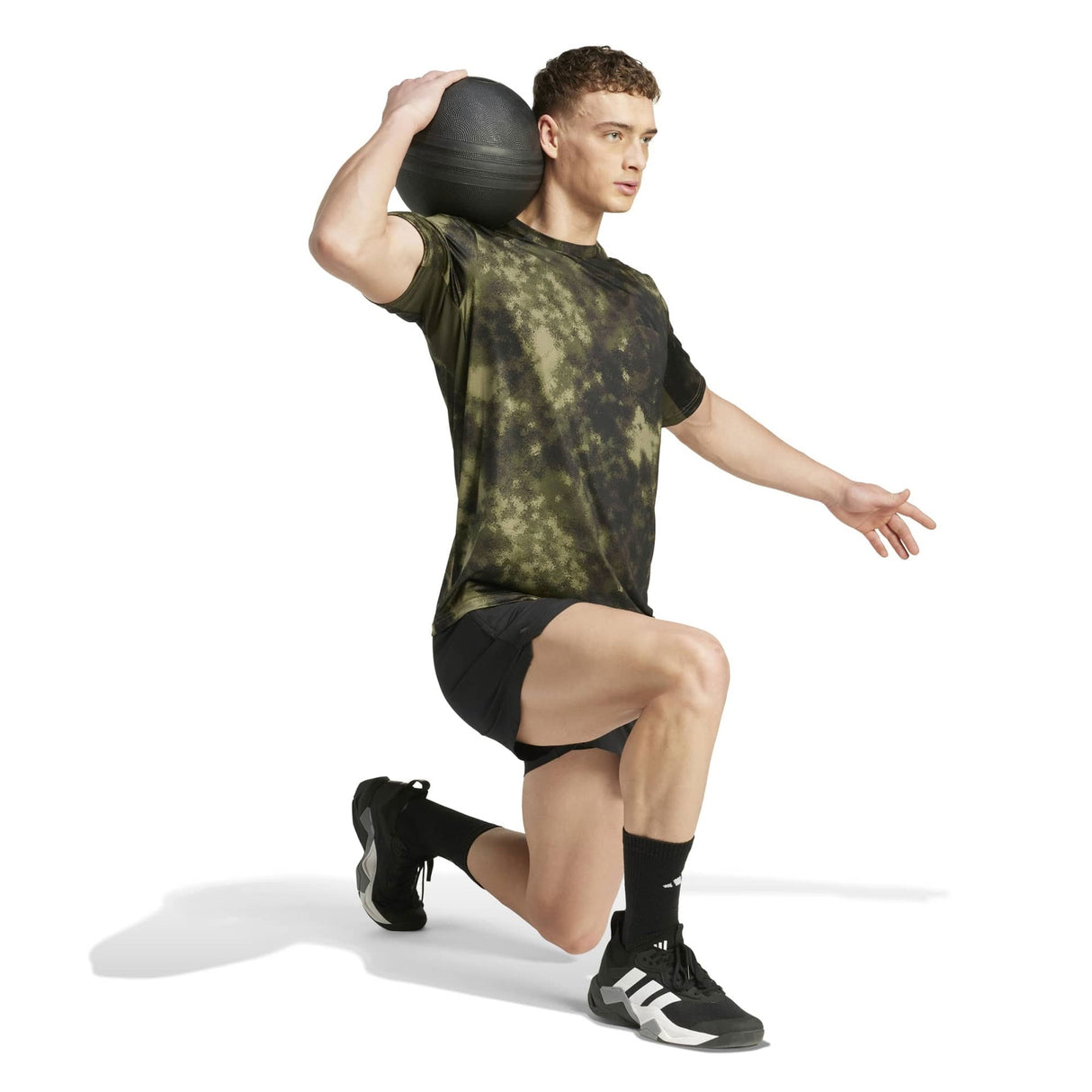 Train Essentials Seasonal All Over Print T-Shirt - Runner