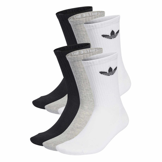 Trefoil Cushion Crew Socks 6 Pairs - Runner