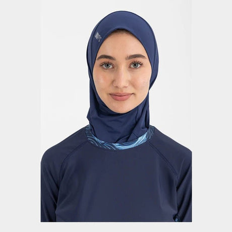 Ultra-Fit Swim Hijab - Navy - Runner