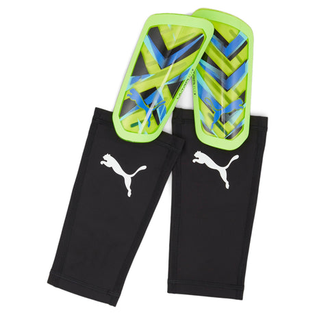 ULTRA Flex Sleeve Football Shin Guards - Runner