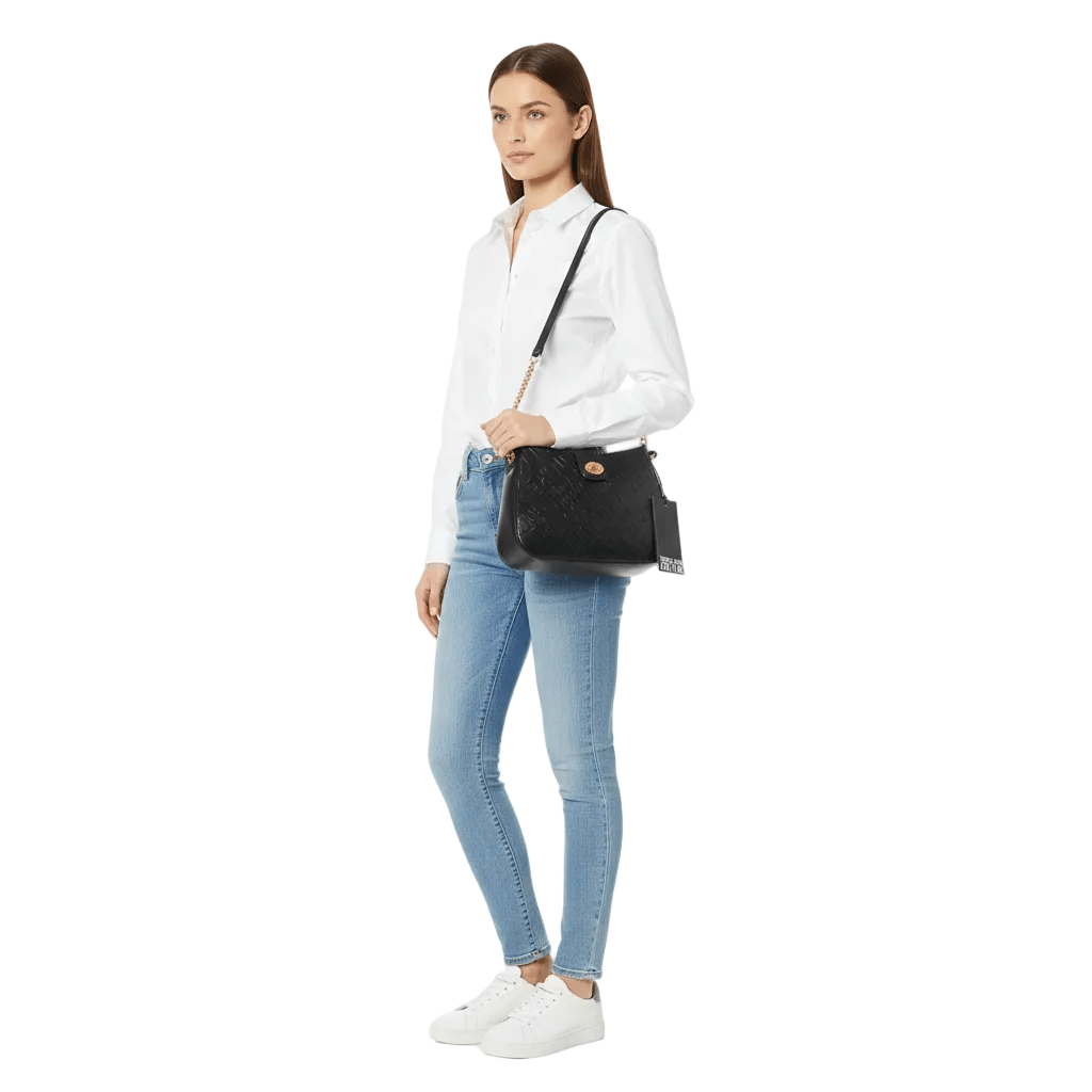 VERSACE COUTURE Embossed Shoulder Bag VB13 - Runner