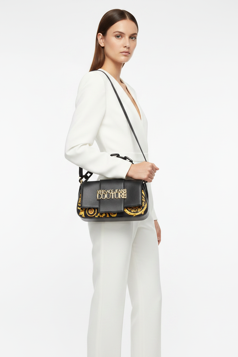 VERSACE COUTURE Logo Loop handbags Medium size VB1