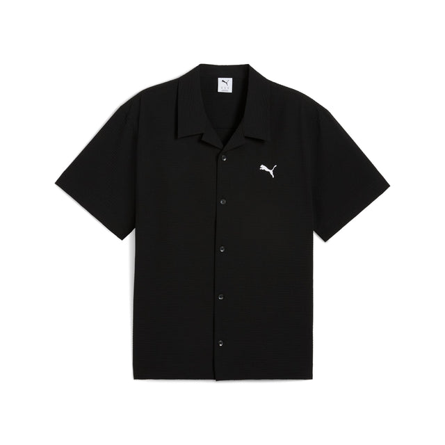 WARDROBE Essentials Seersucker Relaxed Shirt Men - Runner
